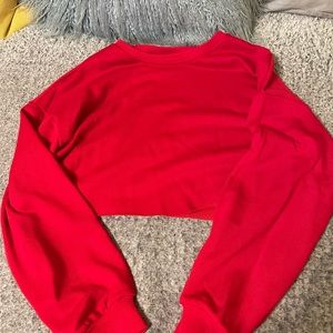 Shein Long Sleeve Crop Top. Size large.
